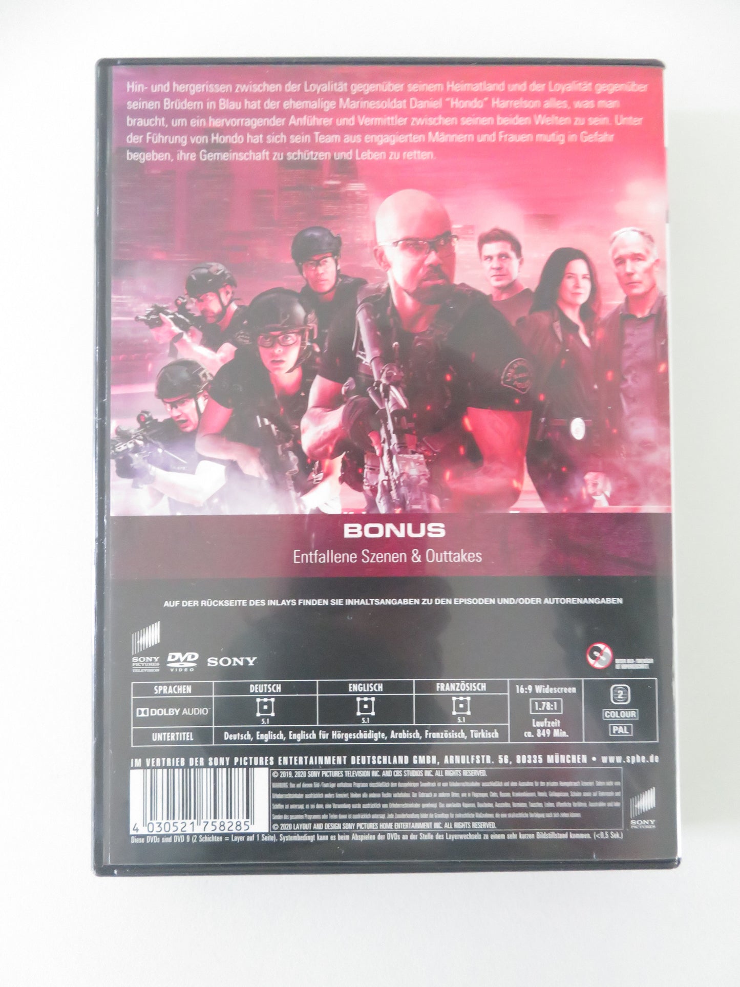 S.W.A.T. - Season 3 (DVD BoxSet) Shemar Moore Jay Harrington 2019 Region 2