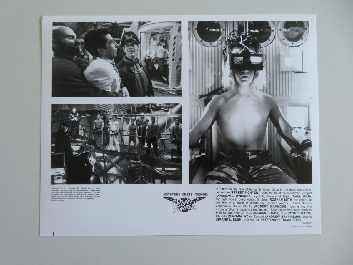 Street Fighter Movie Still Photo Lot Of 2 Min-Na Wen Raul Julia 1994