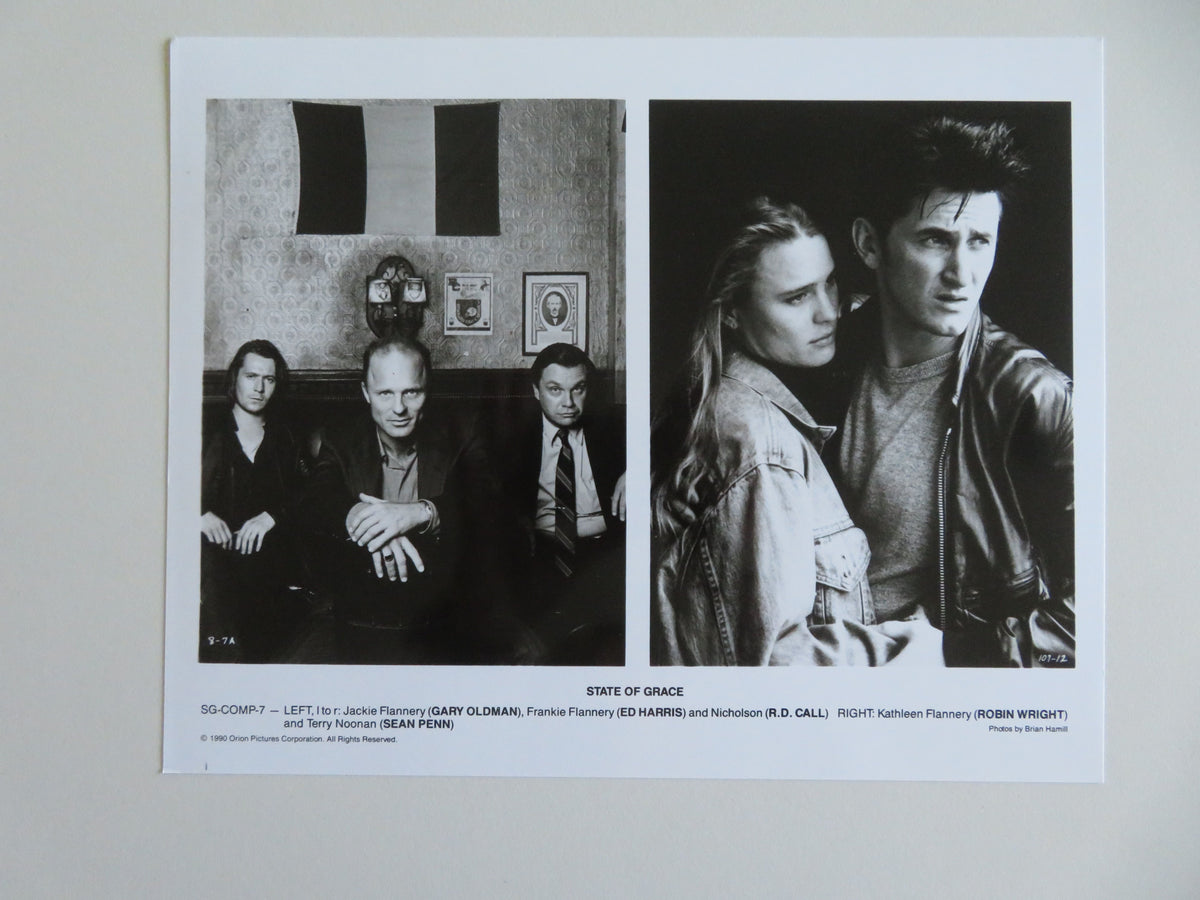 State of Grace Movie Still Photo Lot Of 2 Sean Penn Ed Harris Gary Oldman 1990