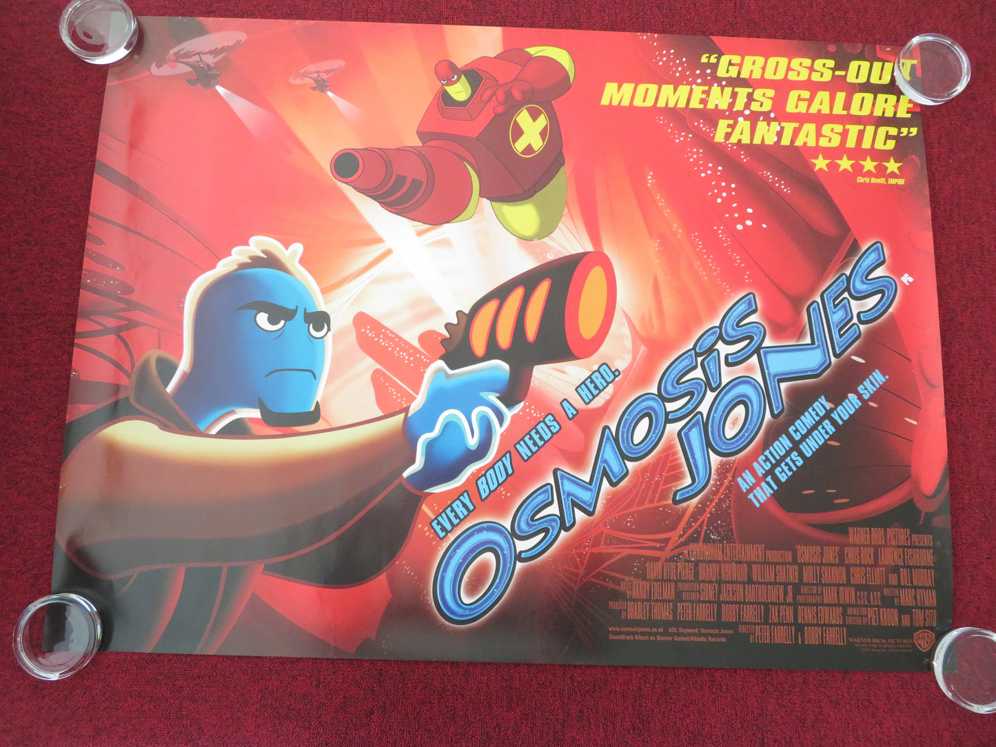 Osmosis Jones UK Quad Rolled Poster Chris Rock Laurence Fishburne 2001