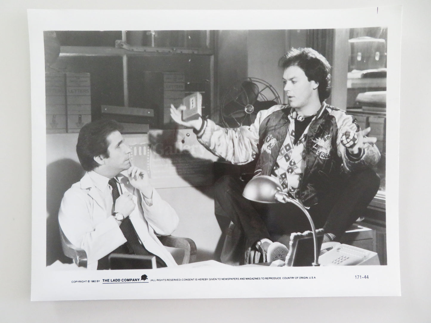 Night Shift - A Movie Still Photo Lot Of 7 Henry Winkler Michael Keaton 1982