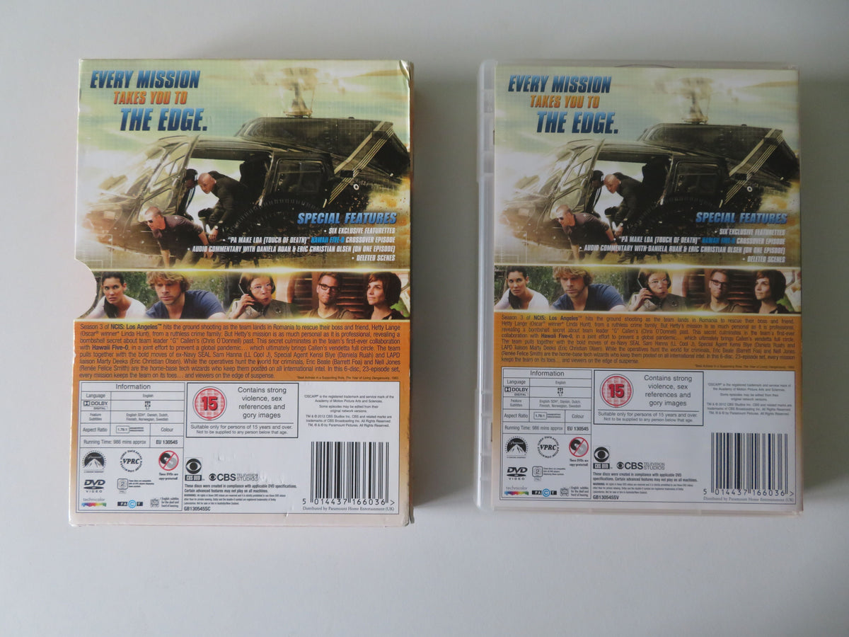 NCIS: Los Angeles - The Third Season (DVD BoxSet) Chris O'Donnell 2011 Region 2