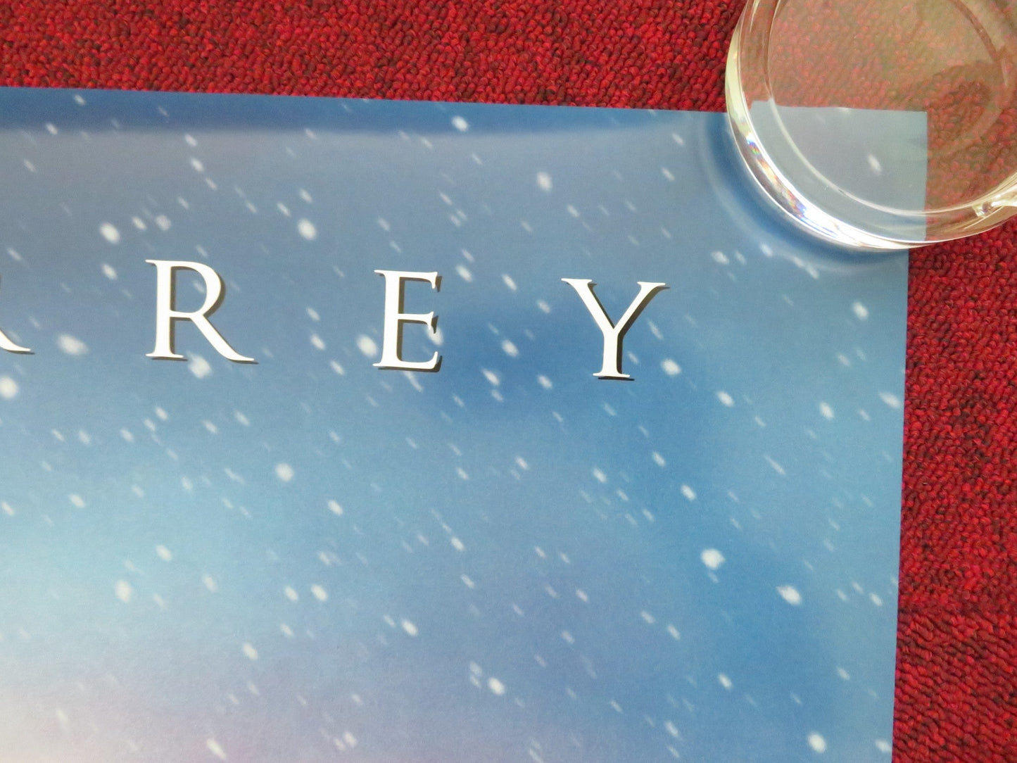 A CHRISTMAS CAROL US ONE SHEET ROLLED POSTER DISNEY JIM CARREY S. VALENTINE 2009 Movie posters