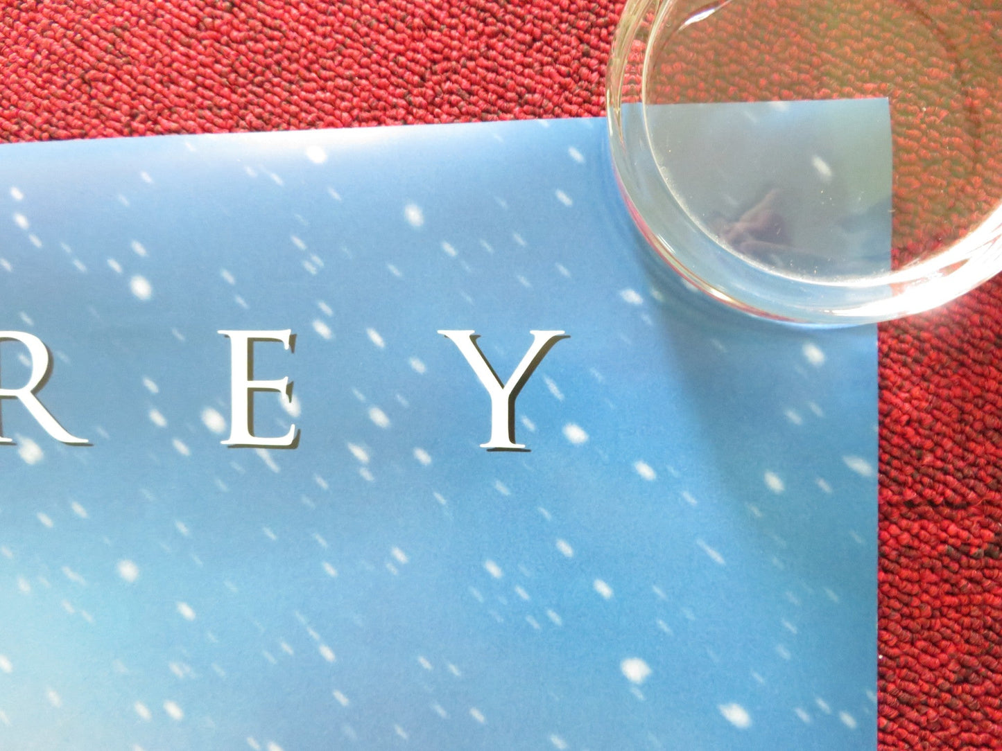 A CHRISTMAS CAROL US ONE SHEET ROLLED POSTER DISNEY JIM CARREY S. VALENTINE 2009 Rendezvous Cinema Movie posters