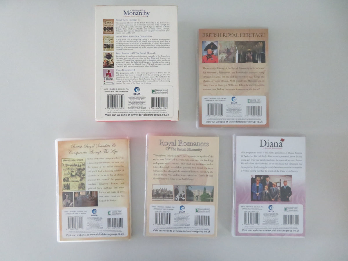 A Heritage of Monarchy (DVD BoxSet) Princess Diana 2007 Region 0 Movie posters