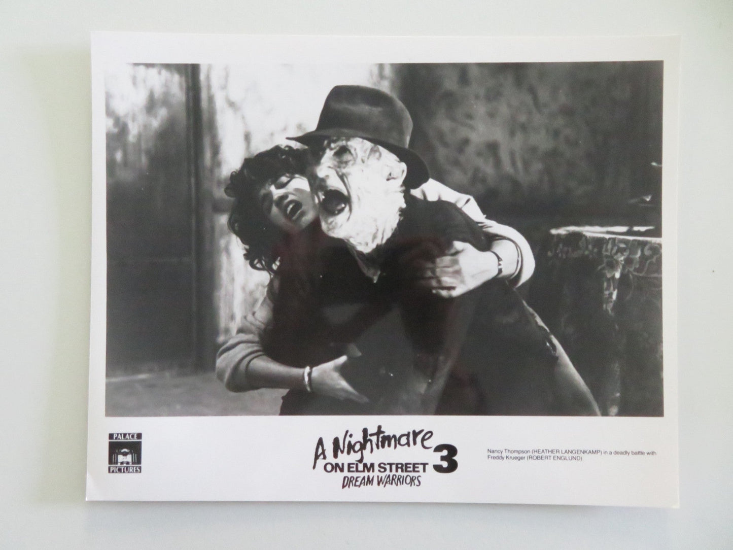 A NIGHTMARE ON ELM STREET 3: DREAM WARRIORS MOVIE STILL PHOTO LOT OF 7 1987 Movie posters