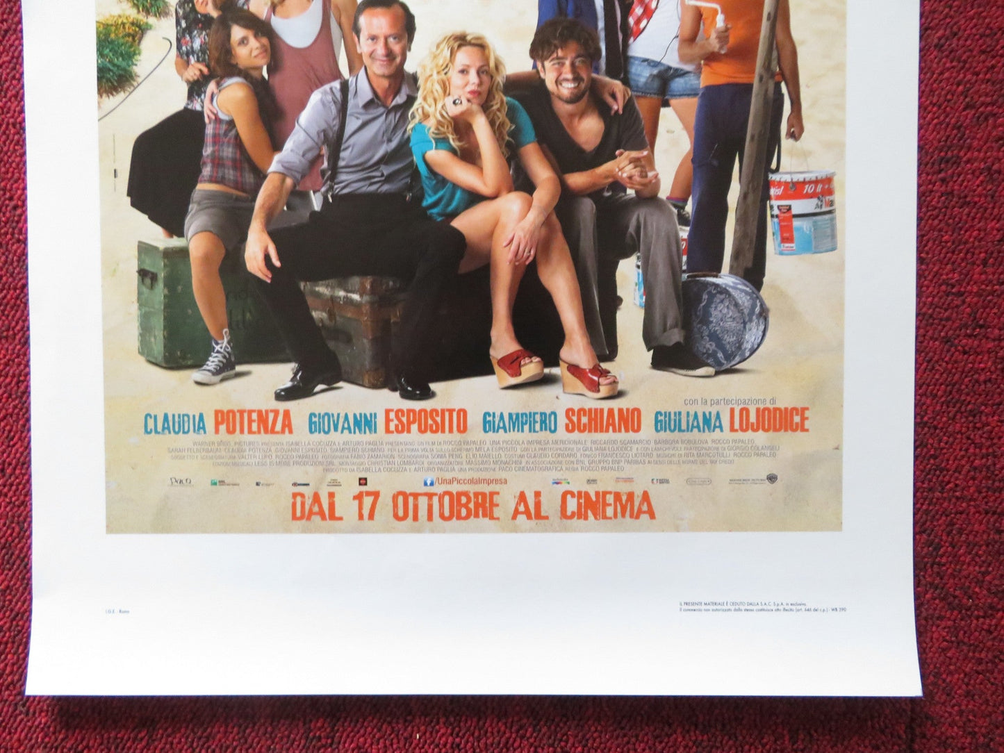 A SMALL SOUTHERN ENTERPRISE ITALIAN LOCANDINA POSTER RICCADO SCAMARCIO 2013 Rendezvous Cinema Movie posters