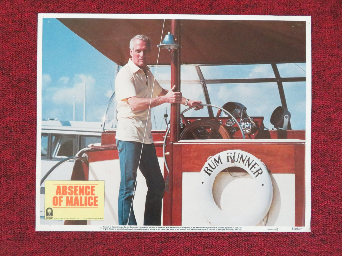 ABSENCE OF MALICE US LOBBY CARD FULL SET PAUL NEWMAN SALLY FIELD 1981 Movie posters