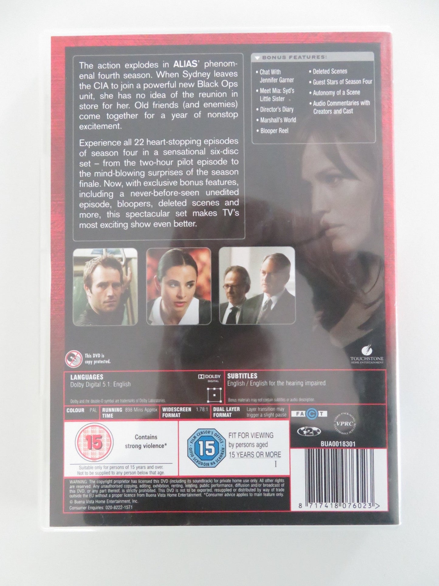 Alias - The Complete Fourth Season (DVD BoxSet) Jennifer Garner 2005 Region 2 Movie posters