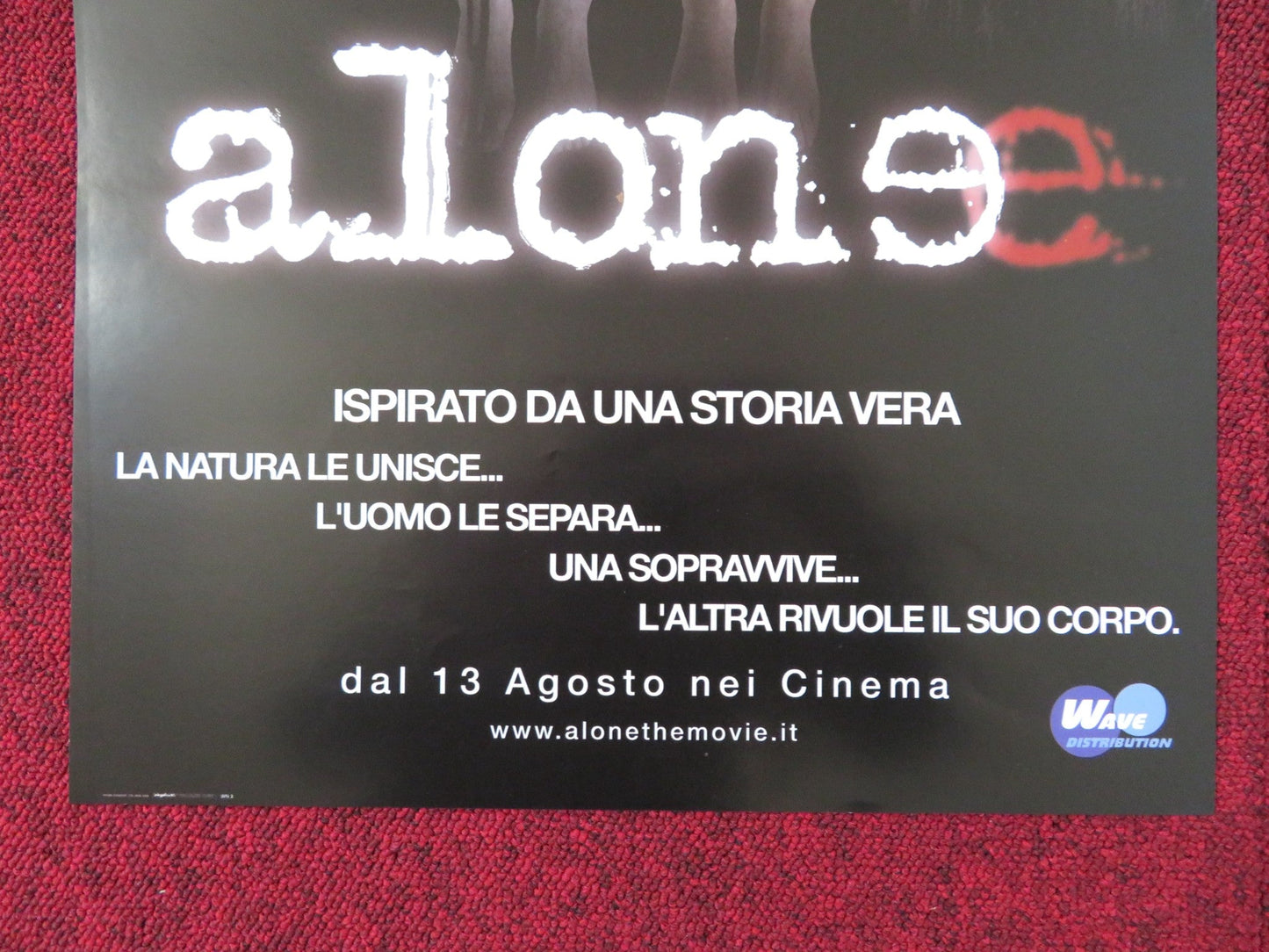 ALONE ITALIAN LOCANDINA POSTER MARSHA WATTANAPANICH VITTAYA WASUKRAIPAISAN 2007 - Rendezvous Cinema