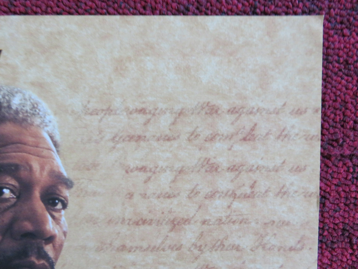 AMISTAD VHS VIDEO POSTER MORGAN FREEMAN ANTHONY HOPKINS 1997 Rendezvous Cinema Movie posters