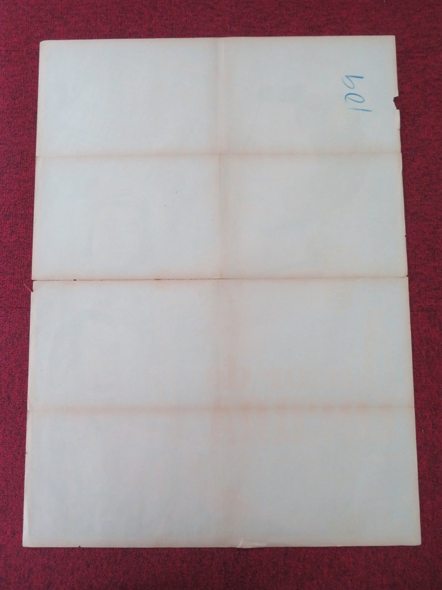 AMOR DE LOCURA MEXICAN POSTER ROLLED NINI MARSHALL OSCAR PULIDO 1953 Movie posters