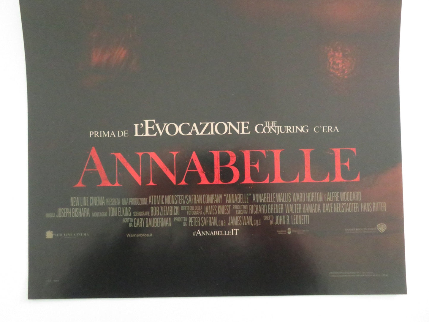 Annabelle Italian Locandina Poster Annabelle Wallis Ward Horton 2014 Movie posters
