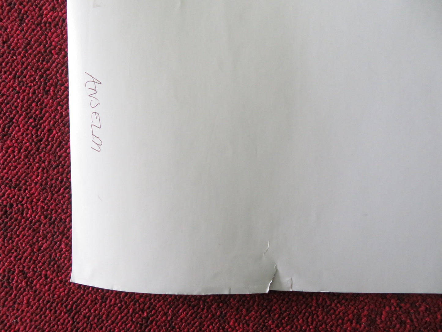 Anselm UK Quad Rolled Anselm Kiefer Anton Wenders 2023 Movie posters