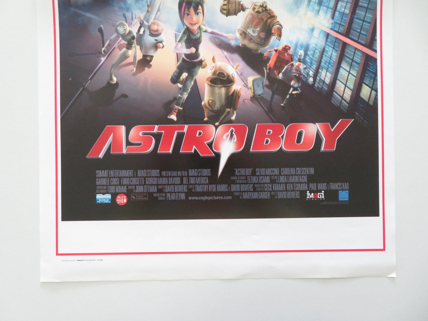 Astro Boy ITALIAN LOCANDINA POSTER Charlize Theron Freddie Highmore 2009 Movie posters