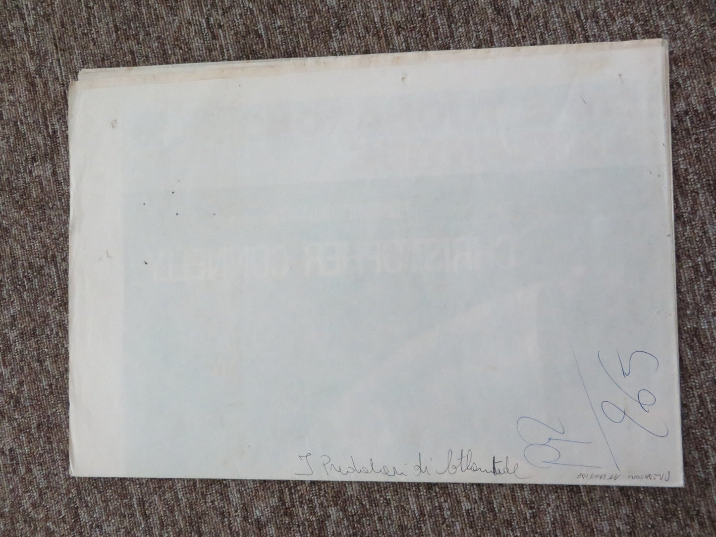 ATLANTIS INTERCEPTORS ITALIAN 2 FOGLIO POSTER CHRISTOPHER CONNELLY 1983 Rendezvous Cinema Movie posters