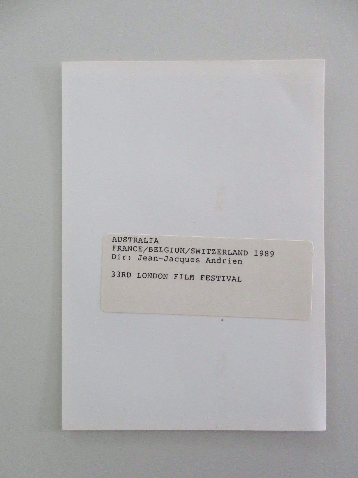 AUSTRALIA MOVIE STILL PHOTO JEREMY IRONS FANNY ARDANT 1989 Movie posters