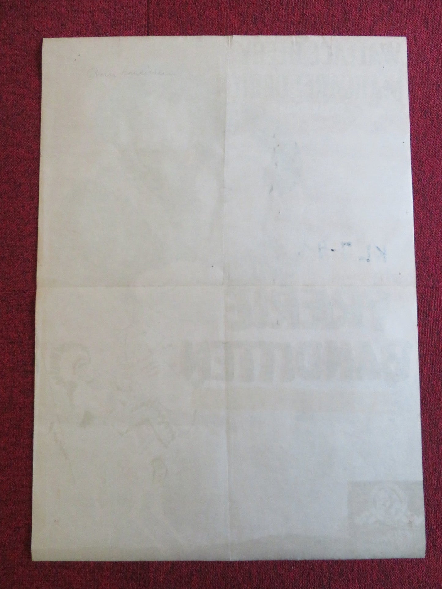 BAD BASCOMB DANISH POSTER ROLLED WALLACE BEERY MARGARET O'BRIEN 1948 Rendezvous Cinema Movie posters