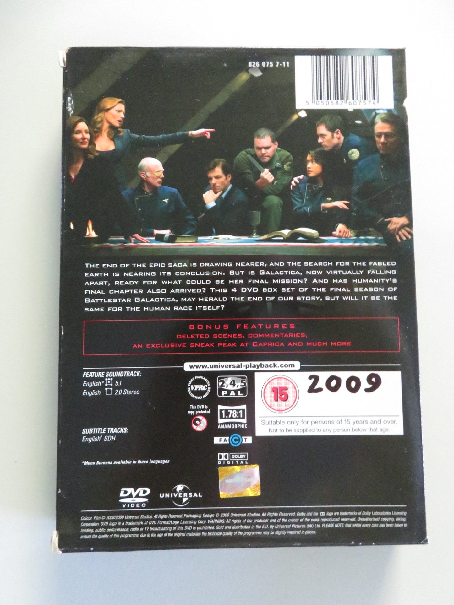 Battlestar Galactica The Final Season (DVD BoxSet) E. J. Olmos 2008 Region 2,4,5 Movie posters