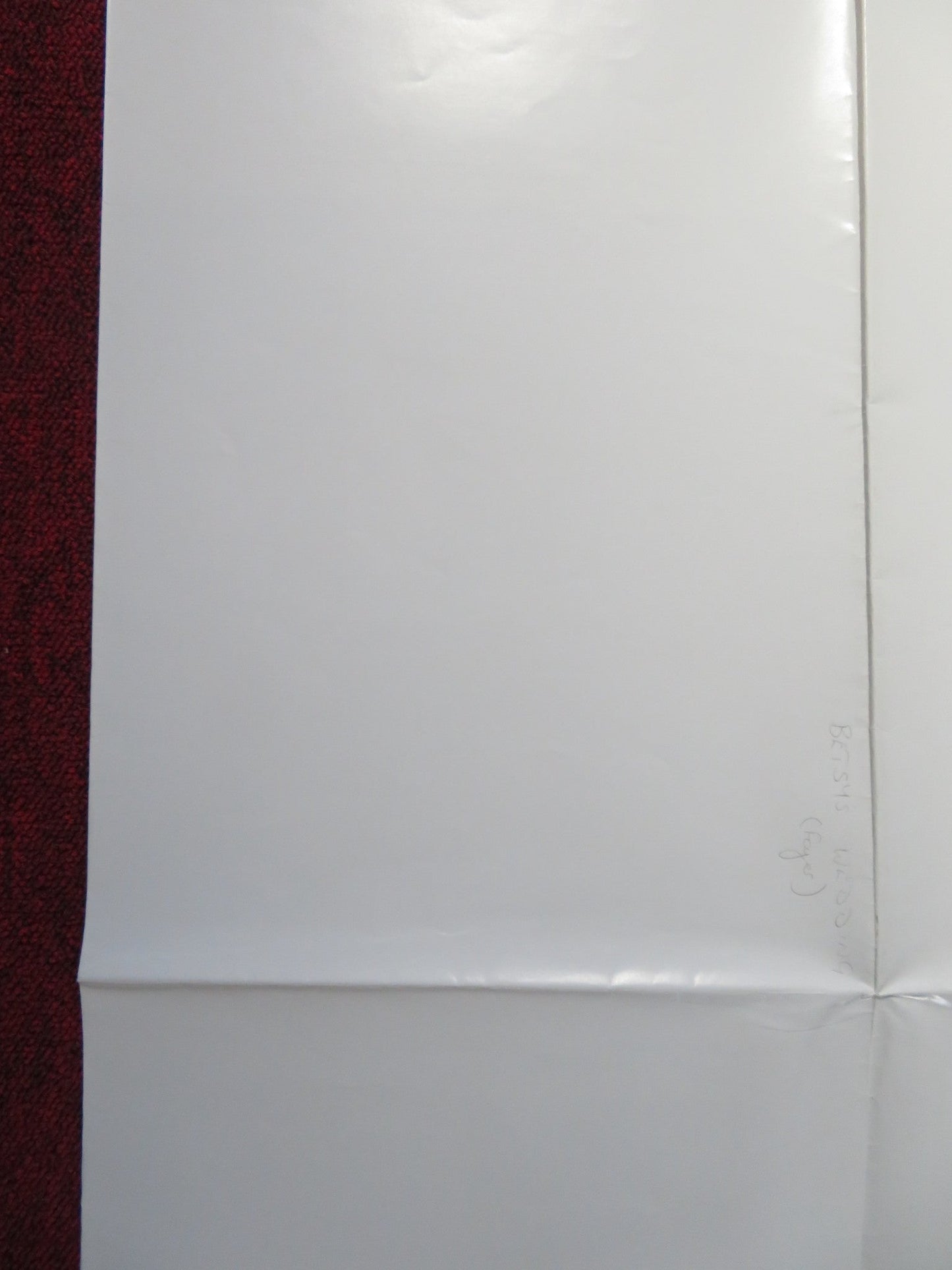 BETSY'S WEDDING FOLDED US ONE SHEET POSTER ALAN ALDA MOLLY RINGWALD 1990 Rendezvous Cinema Movie posters