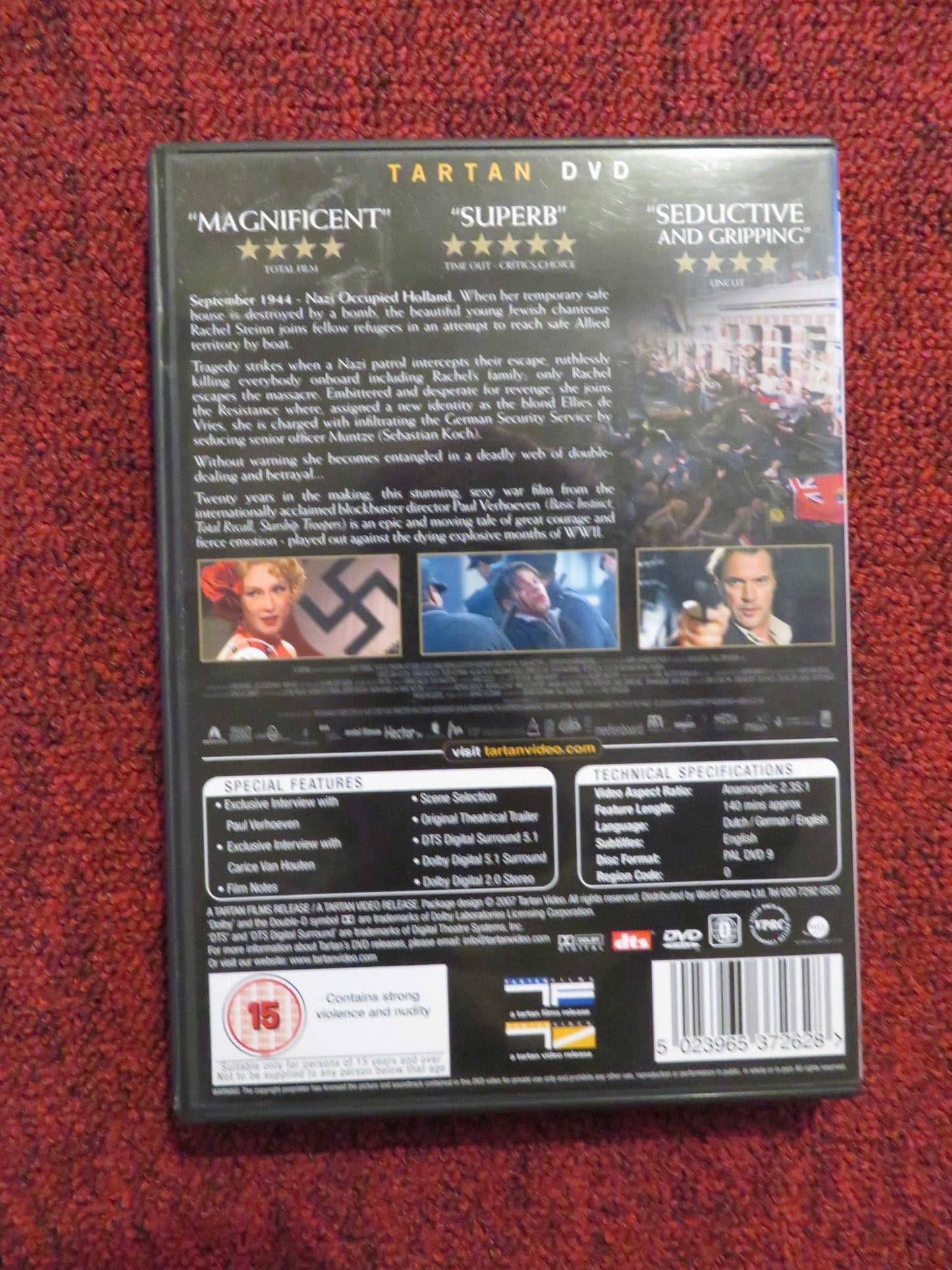 BLACK BOOK (DVD) CARICE VAN HOUTEN SEBASTIAN KOCH 2006 REGION 0 Rendezvous Cinema Movie posters