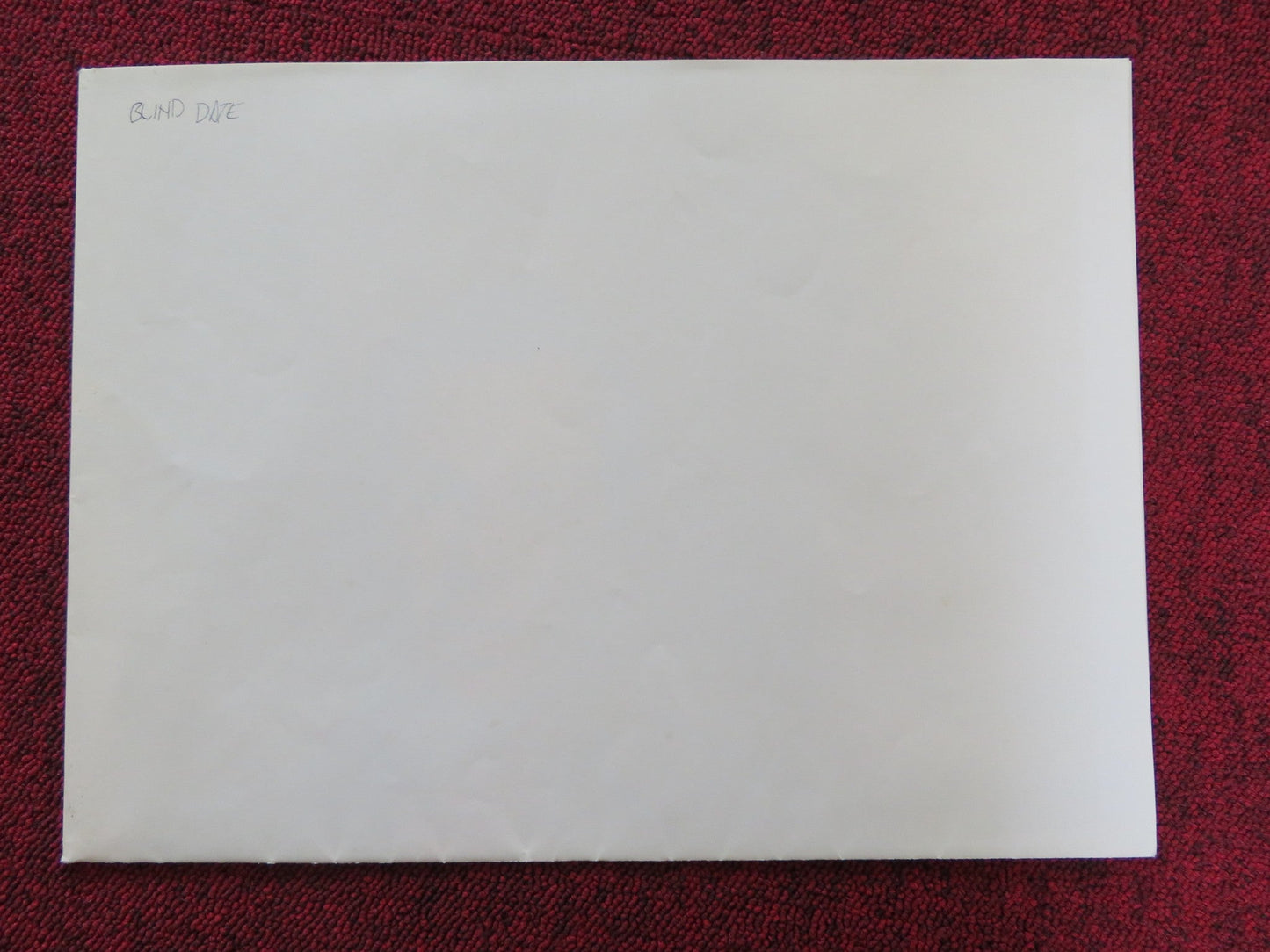 BLIND DATE - B FOLDED US ONE SHEET POSTER BRUCE WILLIS KIM BASINGER 1987 Rendezvous Cinema Movie posters