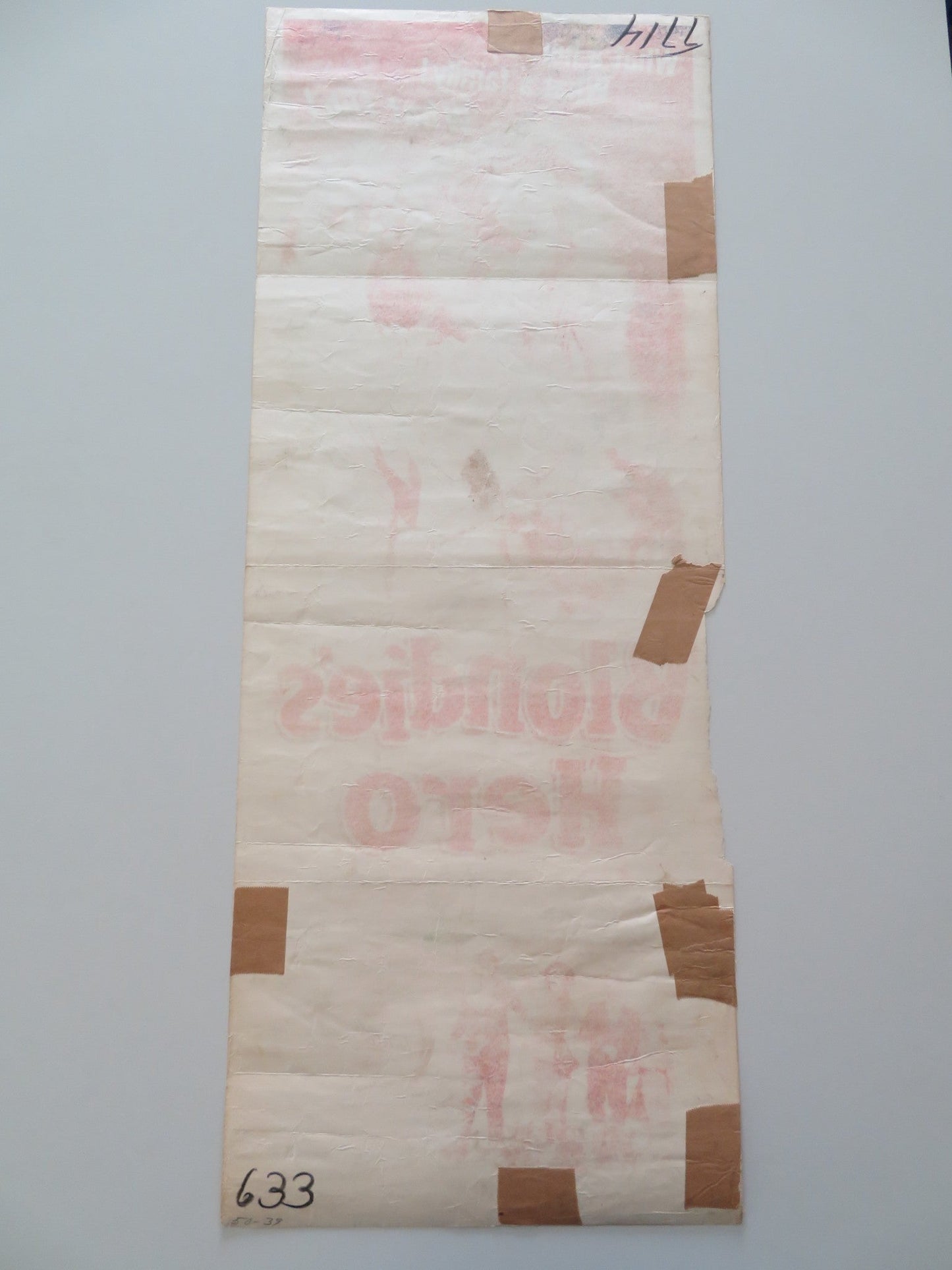 BLONDIE'S HERO US INSERT POSTER PENNY SINGLETON ARTHUR LAKE 1950 Rendezvous Cinema Movie posters