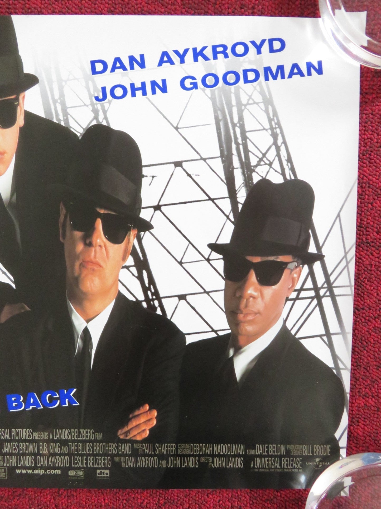 BLUES BROTHERS 2000 UK MINI QUAD POSTER DAN AYKROYD JOHN GOODMAN 1998 Rendezvous Cinema Movie posters