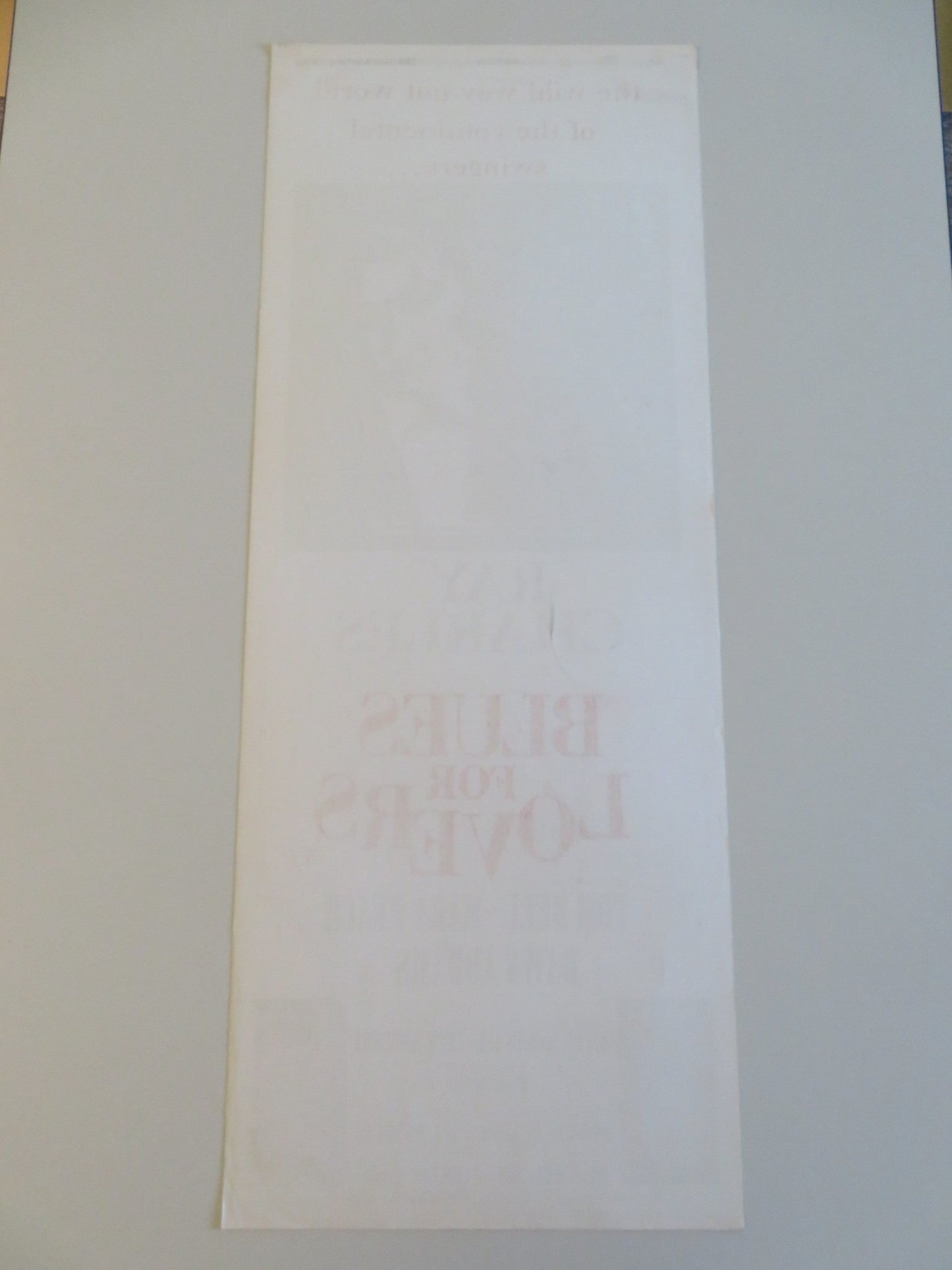 BLUES FOR LOVERS US INSERT POSTER RAY CHARLES TOM BELL 1966 Rendezvous Cinema Movie posters