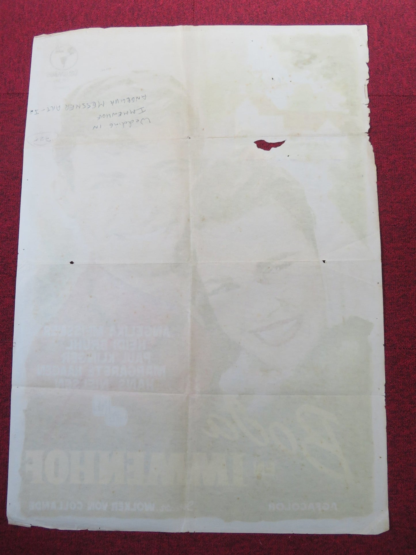 BODA EN IMMENHOF SPANISH POSTER ANGELIKA MEISSNER HEIDI BRUHL 1957 Rendezvous Cinema Movie posters