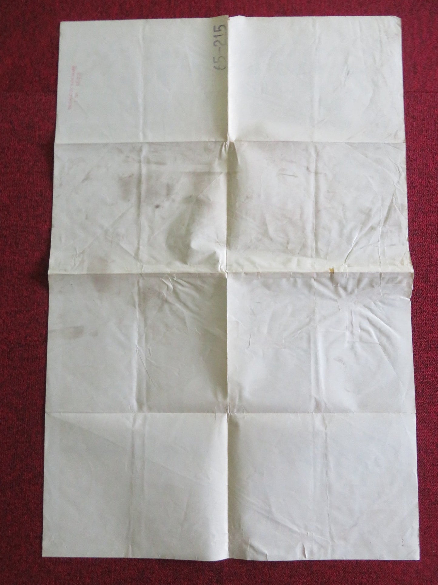 BRIGAND OF KANDAHAR FOLDED US ONE SHEET POSTER OLIVER REED RONALD LEWIS 1965 - Rendezvous Cinema