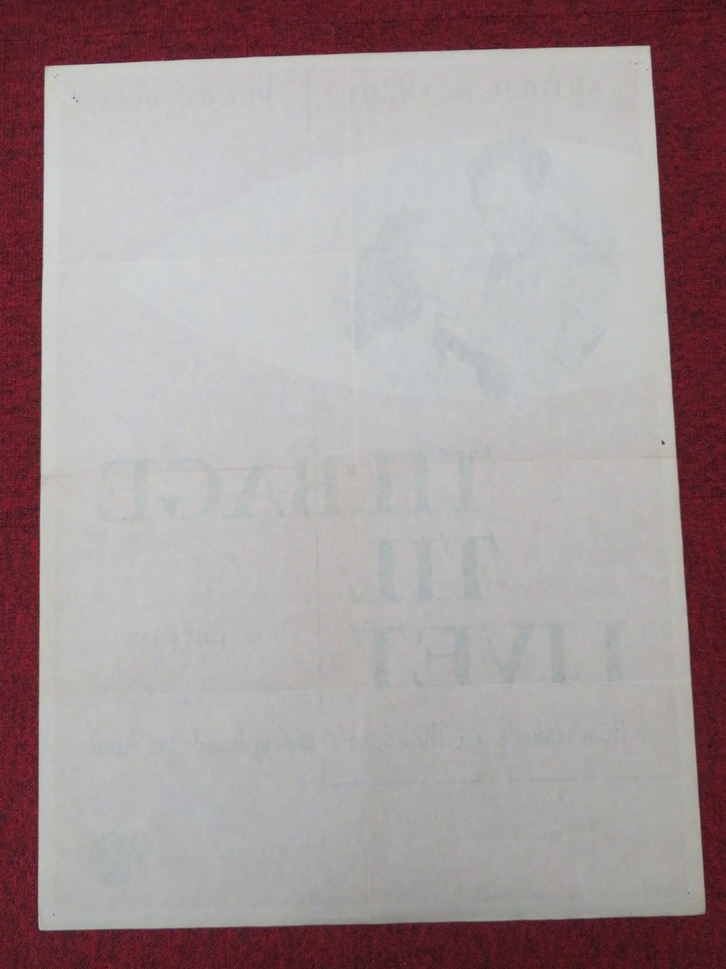 BRIGHT VICTORY DANISH POSTER ROLLED ARTHUR KENNEDY PEGGY DOW 1951 Movie posters