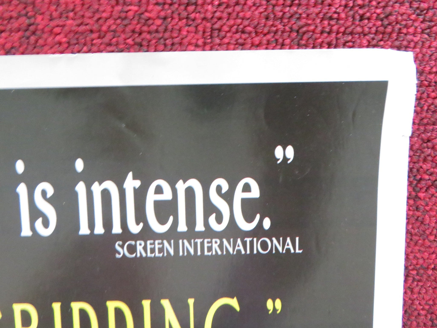 CAPTIVES VHS POSTER ROLLED TIM ROTH JULIA ORMOND 1994 Rendezvous Cinema Movie posters