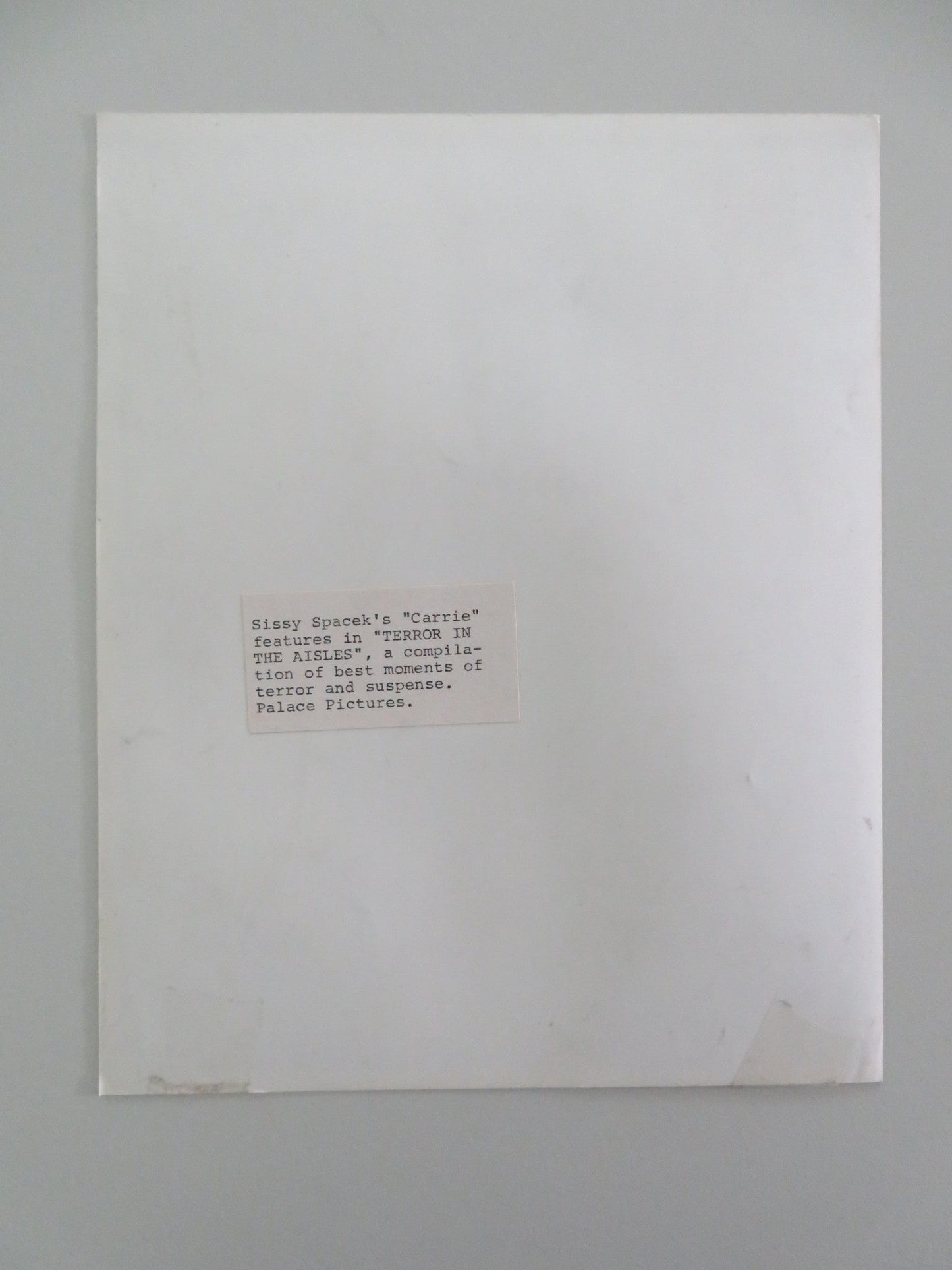 CARRIE MOVIE STILL PHOTO SISSY SPACEK PIPER LAURIE 1976 Movie posters