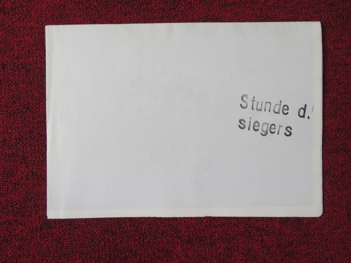 CHARIOTS OF FIRE GERMAN A1 POSTER FOLDED NIGEL HAVERS NICHOLAS FARRELL 1982 Rendezvous Cinema Movie posters