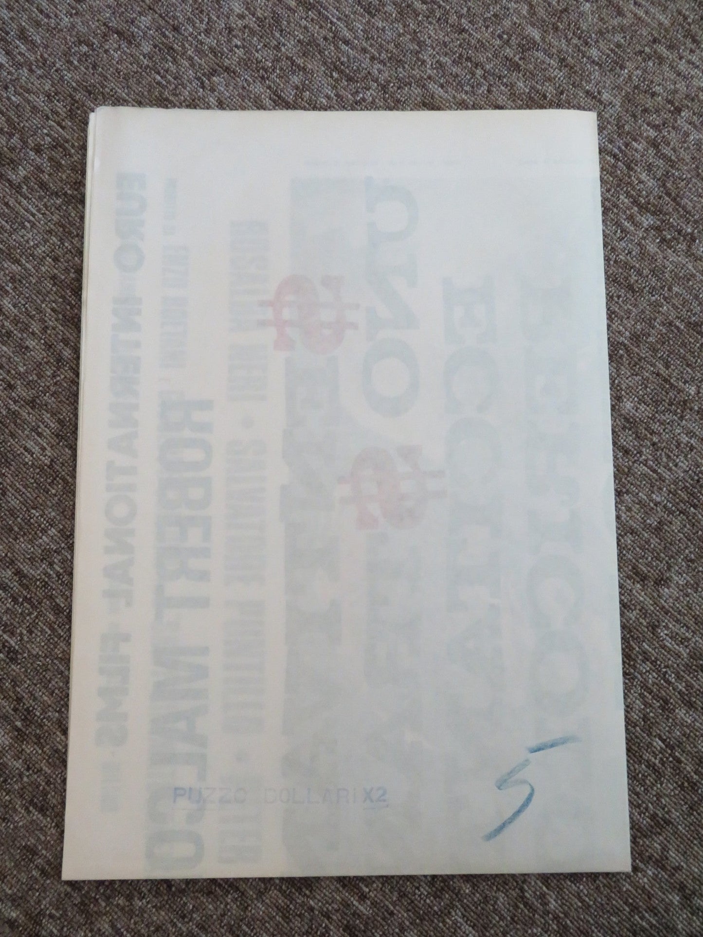 CHARITY AND THE STRANGE SMELL OF MONEY ITALIAN 2 FOGLIO POSTER R. MALCOLM 1973 Rendezvous Cinema Movie posters