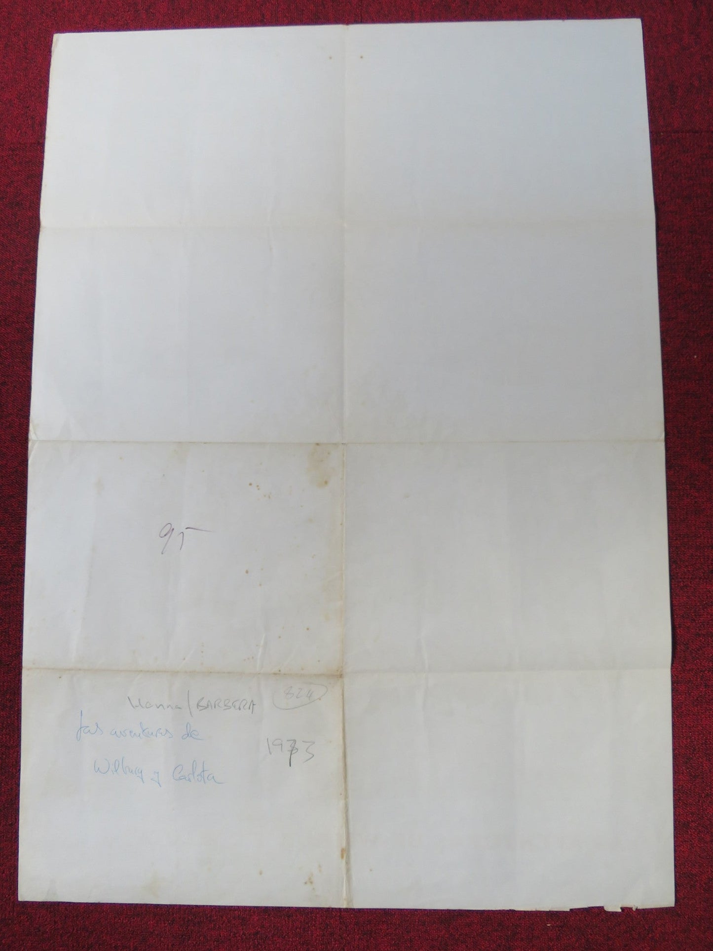 CHARLOTTE'S WEB SPANISH POSTER DEBBIE REYNOLDS HENRY GIBSON 1973 Rendezvous Cinema Movie posters