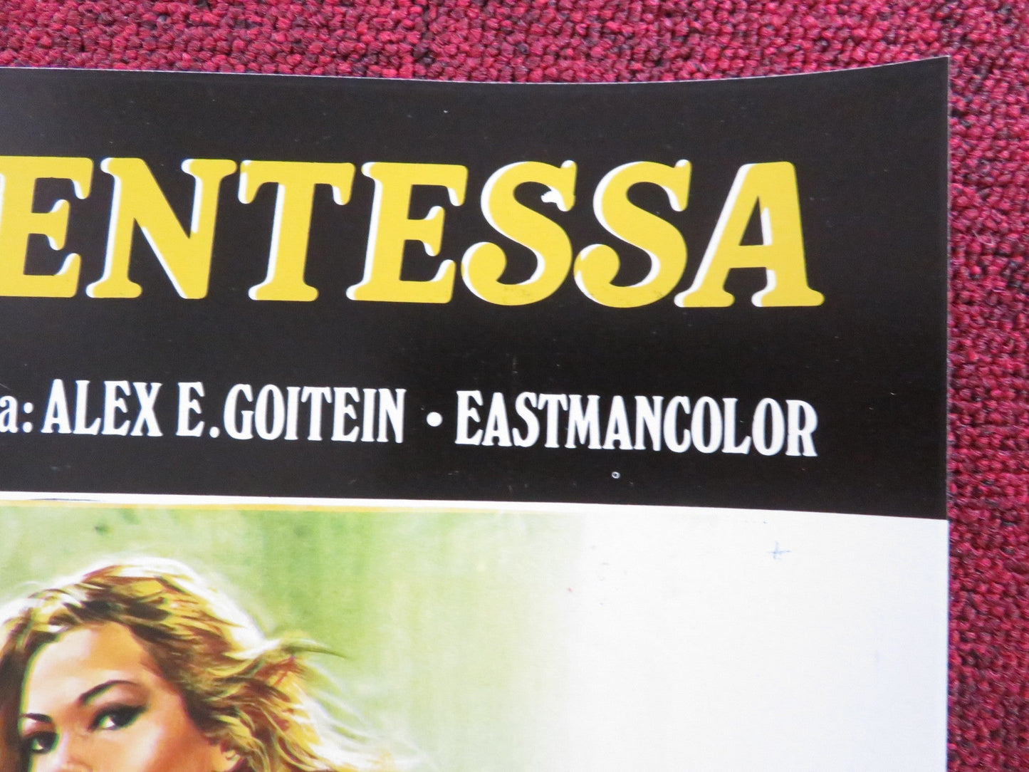 CHERRY HILL HIGH - E ITALIAN FOTOBUSTA POSTER NINA CARSON CARRIE OLSON 1977 Rendezvous Cinema Movie posters