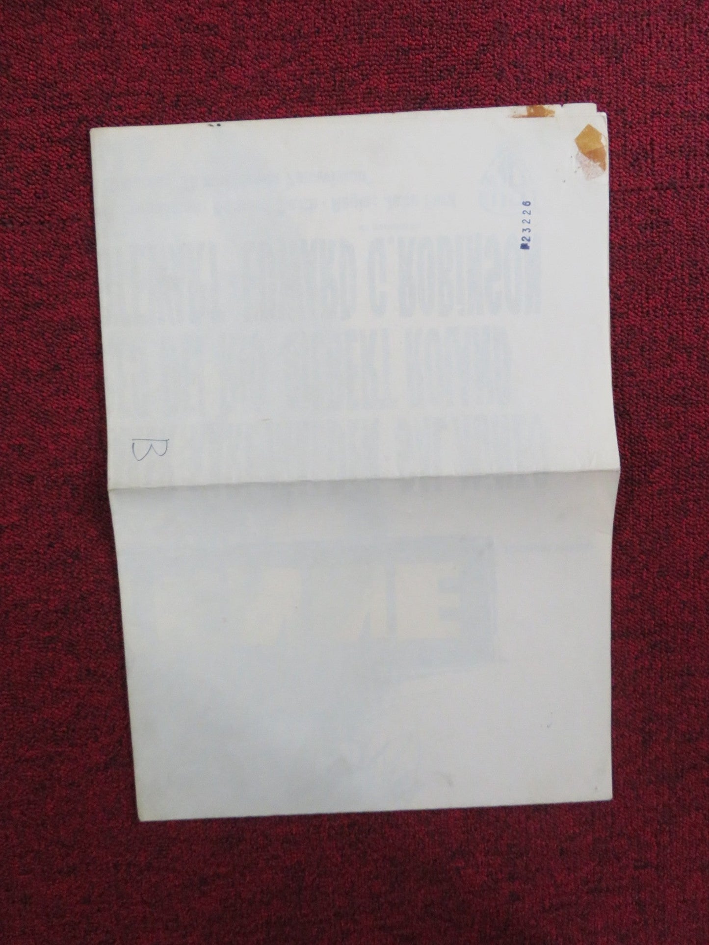 CHEYENNE AUTUMN GERMAN A1 POSTER FOLDED RICHARD WIDMARK CARROLL BAKER 1965 Rendezvous Cinema Movie posters
