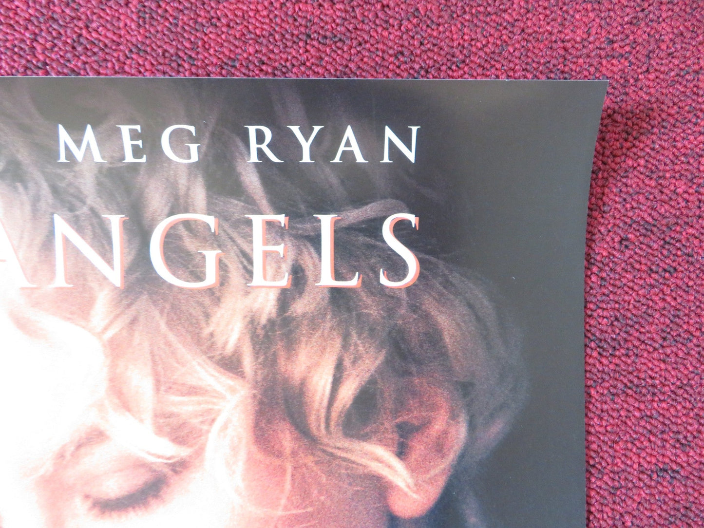 CITY OF ANGELS VHS VIDEO POSTER NICOLAS CAGE MEG RYAN 1998 Rendezvous Cinema Movie posters