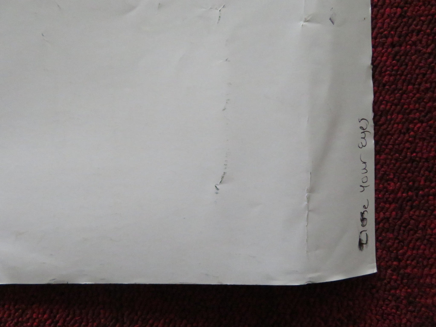 CLOSE YOUR EYES UK QUAD ROLLED POSTER MANOLO SOLO JOSE CORONADO 2023 Rendezvous Cinema Movie posters