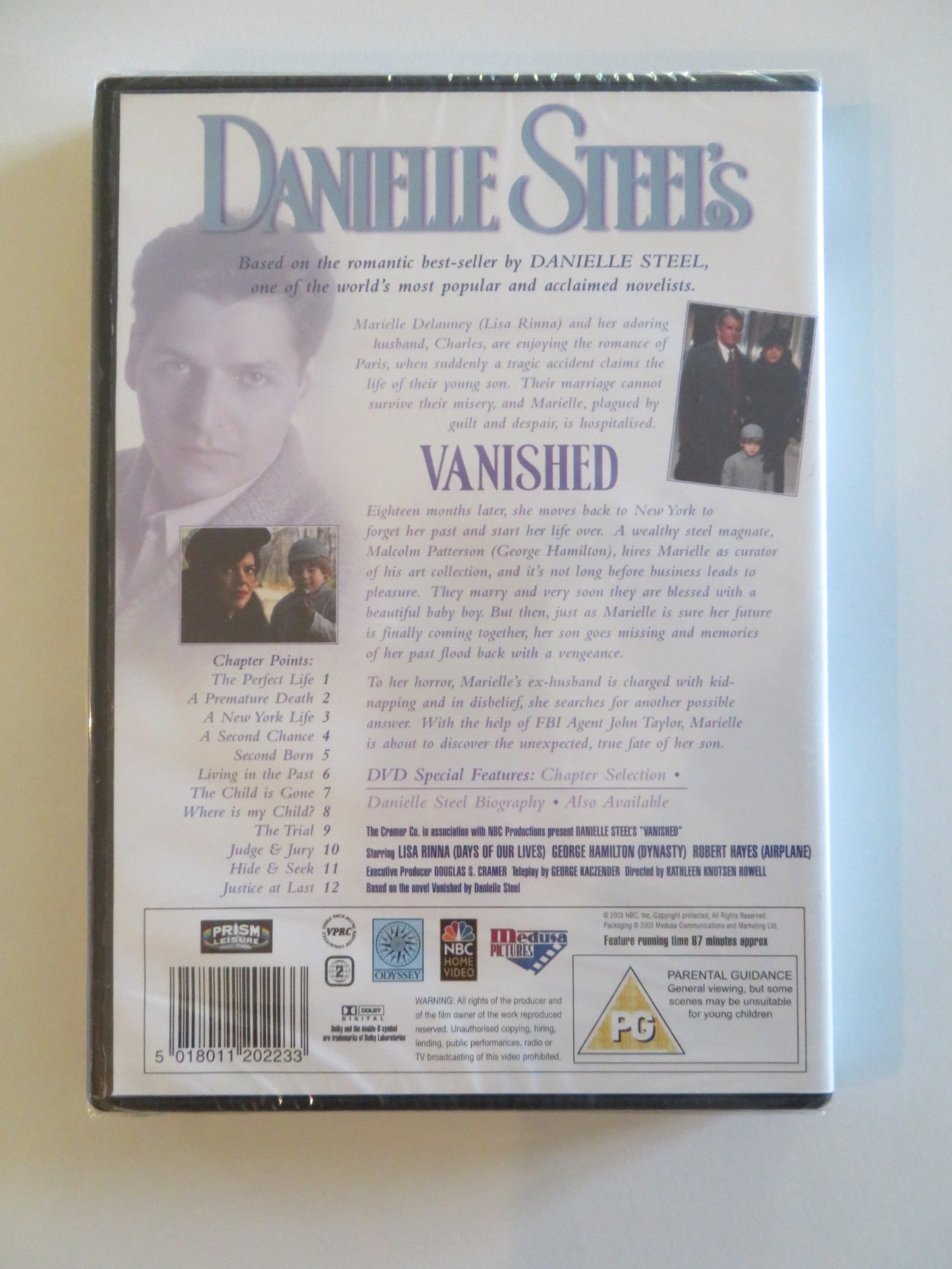 DANIELLE STEEL'S VANISHED (DVD) GEORGE HAMILTON LISA RINNA 1995 REGION 2 Rendezvous Cinema Movie posters