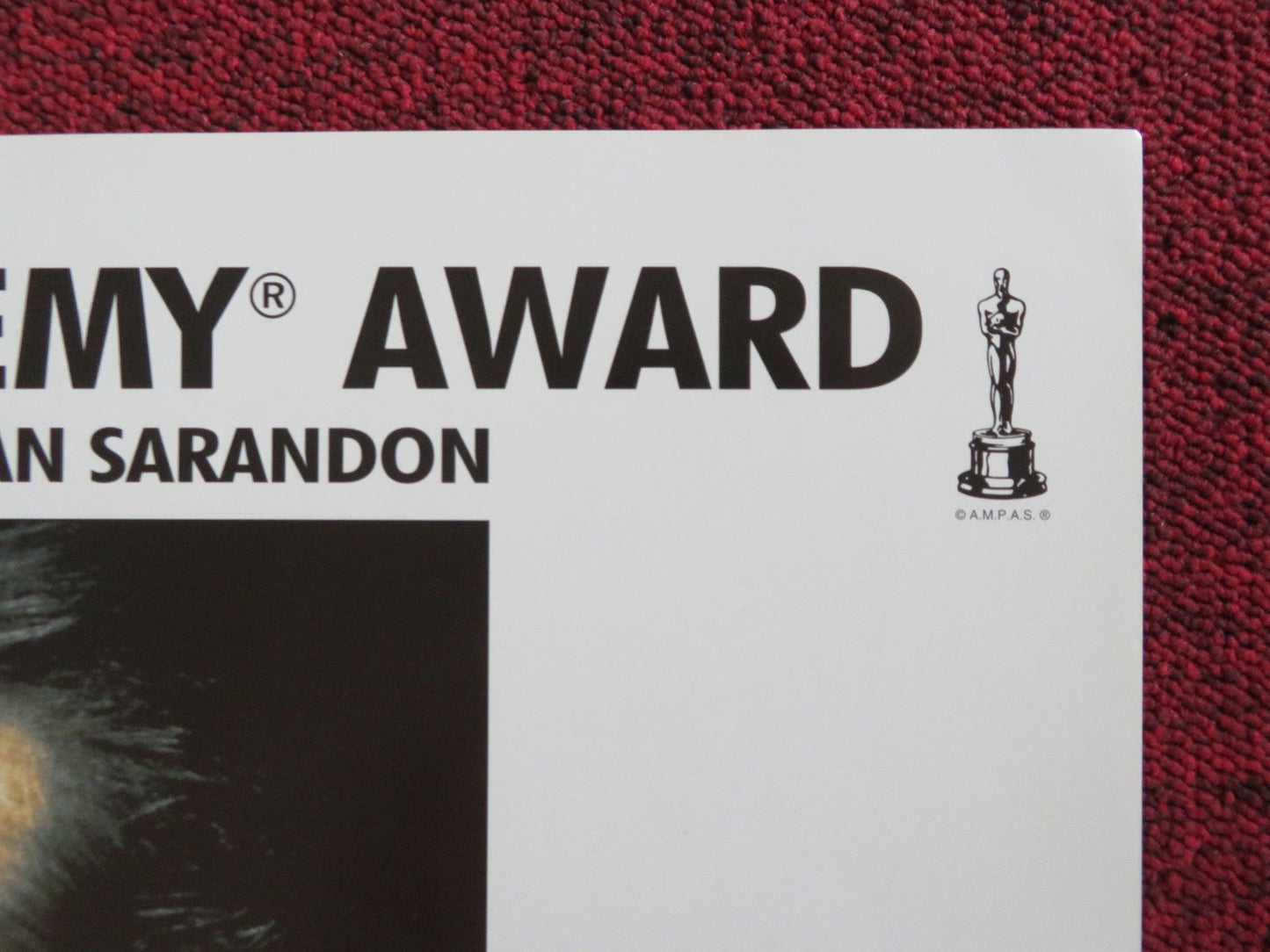 DEAD MAN WALKING VHS VIDEO POSTER SUSAN SARANDON SEAN PENN 1995 Rendezvous Cinema Movie posters