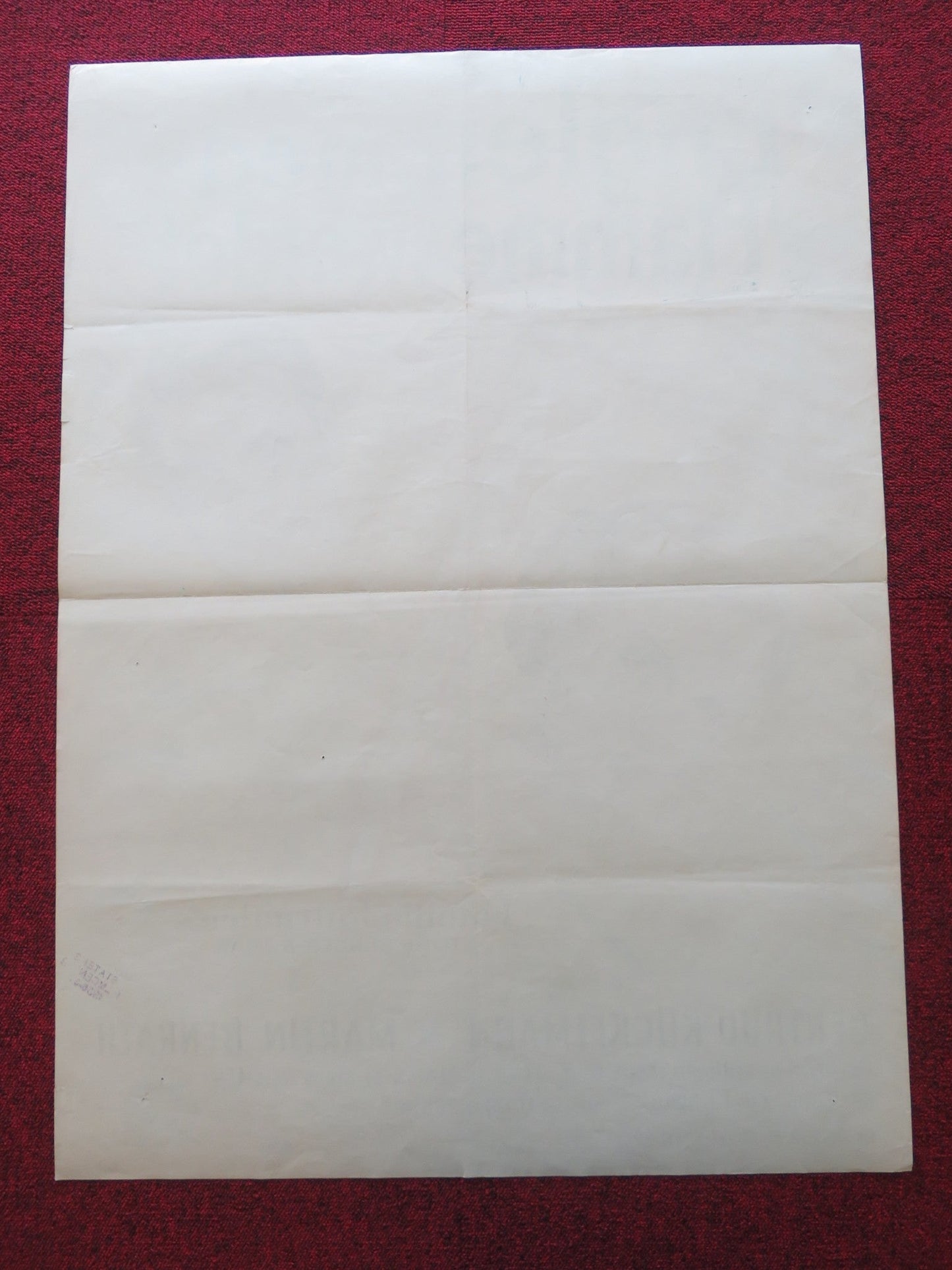 DER ENGEL MIT DEM FLAMMENSCHWERT DANISH POSTER ROLLED GERTRUD KUCKELMANN 1955 Rendezvous Cinema Movie posters