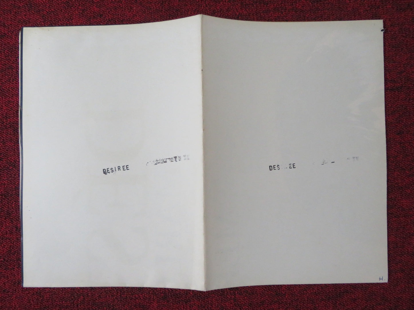 DESIREE GERMAN A1 POSTER FOLDED MARLON BRANDO JEAN SIMMONS R1960s Rendezvous Cinema Movie posters