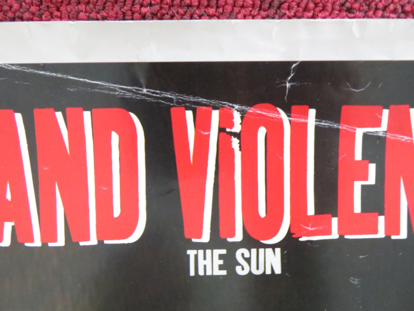 DESPERATE MEASURES VHS POSTER ROLLED MICHAEL KEATON ANDY GARCIA 1998 Rendezvous Cinema Movie posters