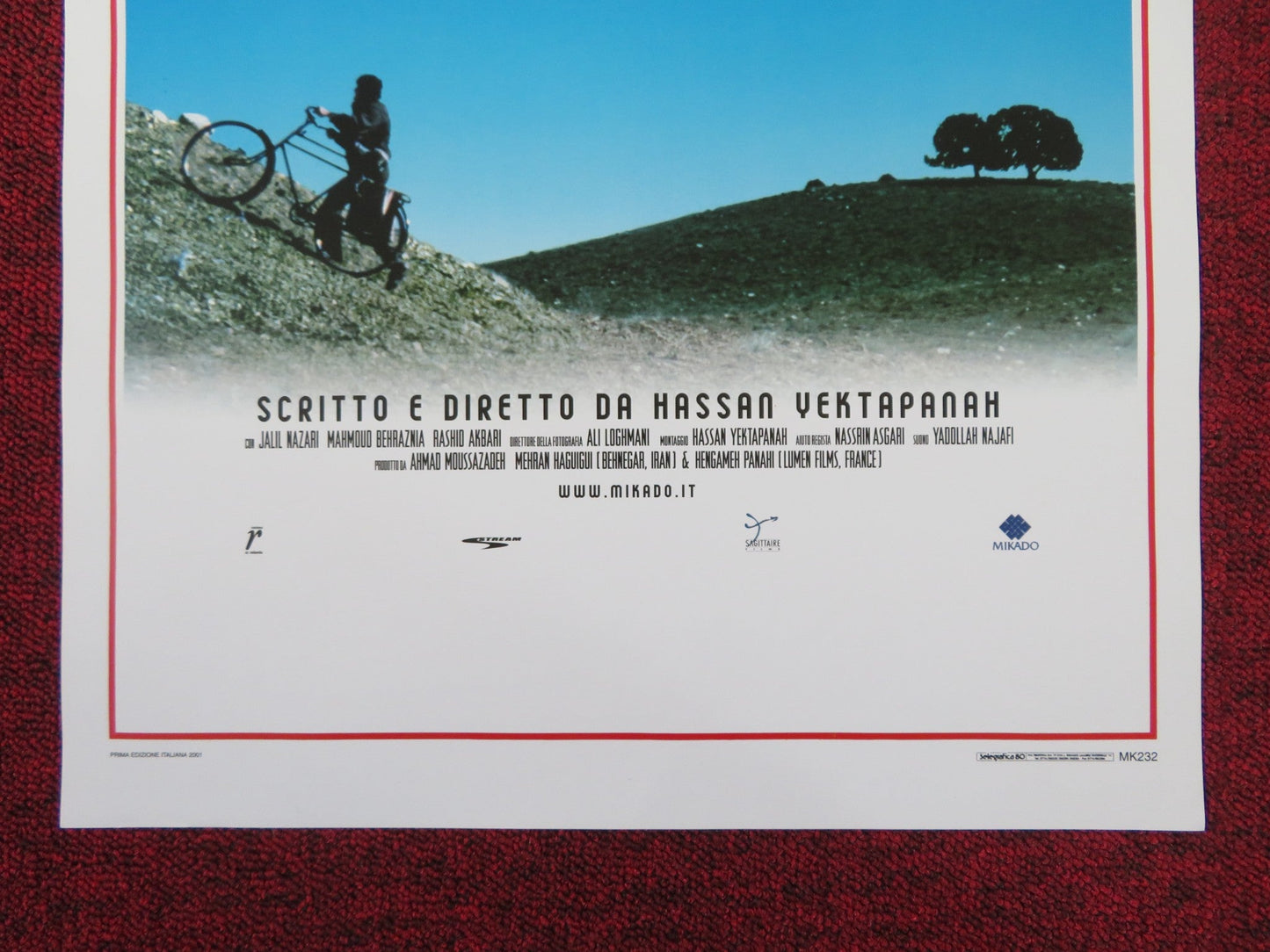 DJOMEH ITALIAN LOCANDINA POSTER JALIL MAZARI MAHMOUD BEHRAZNIA 2001 Rendezvous Cinema Movie posters