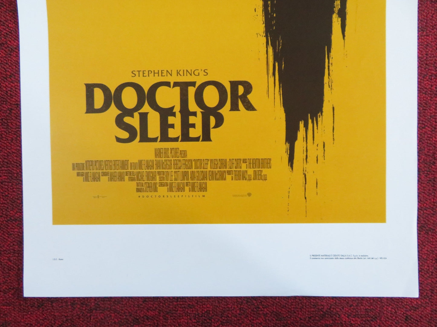 DOCTOR SLEEP ITALIAN LOCANDINA POSTER EWAN MCGREGOR STEPHEN KING 2019 Rendezvous Cinema Movie posters