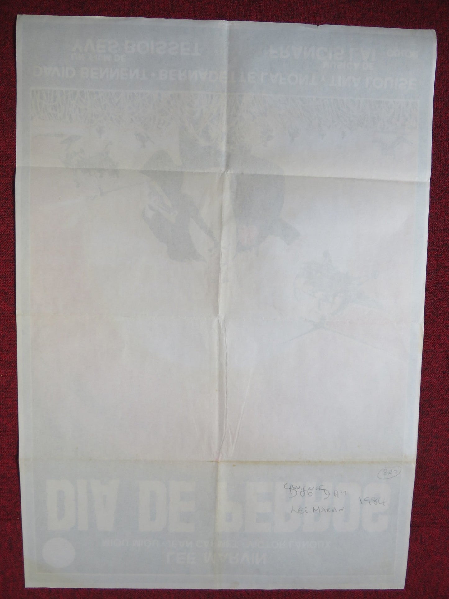 DOG DAY SPANISH POSTER LEE MARVIN MIOU MIOU 1984 Rendezvous Cinema Movie posters