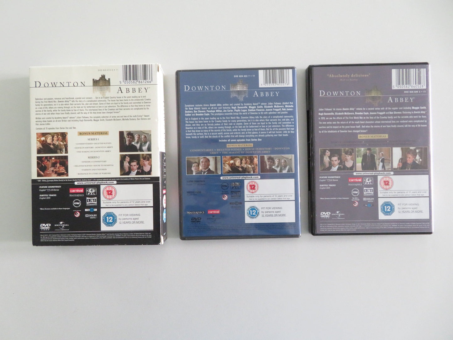 Downton Abbey Series One & Two (DVD BoxSet) Maggie Smith 2010 Region 2, 4, 5 Movie posters